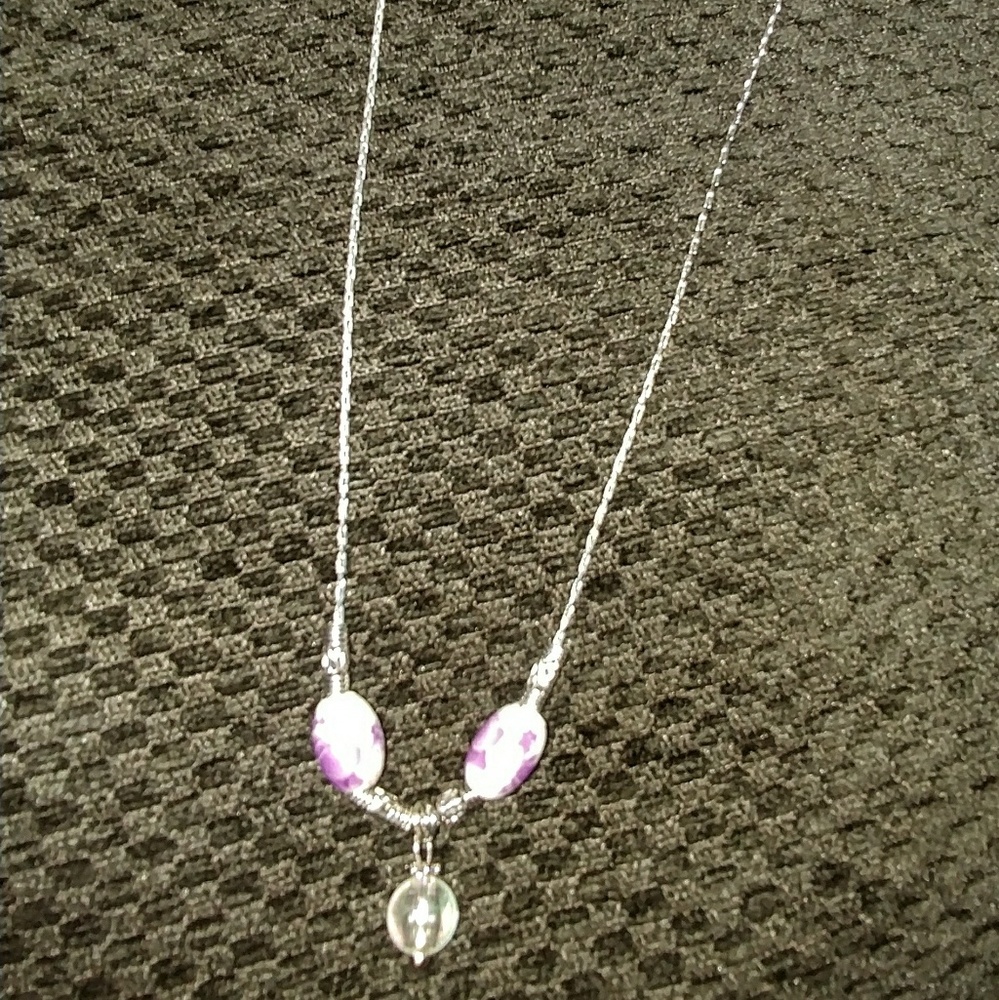 Handmade silver necklace